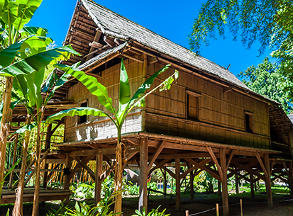 Cabins on stilts